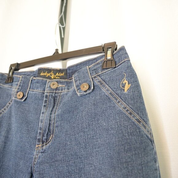 Vintage Y2K Baby Phat Cargo Jeans Sz 2 - Picture 5 of 9